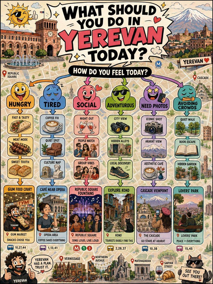 Interactive City Guide Poster - AI image template preview