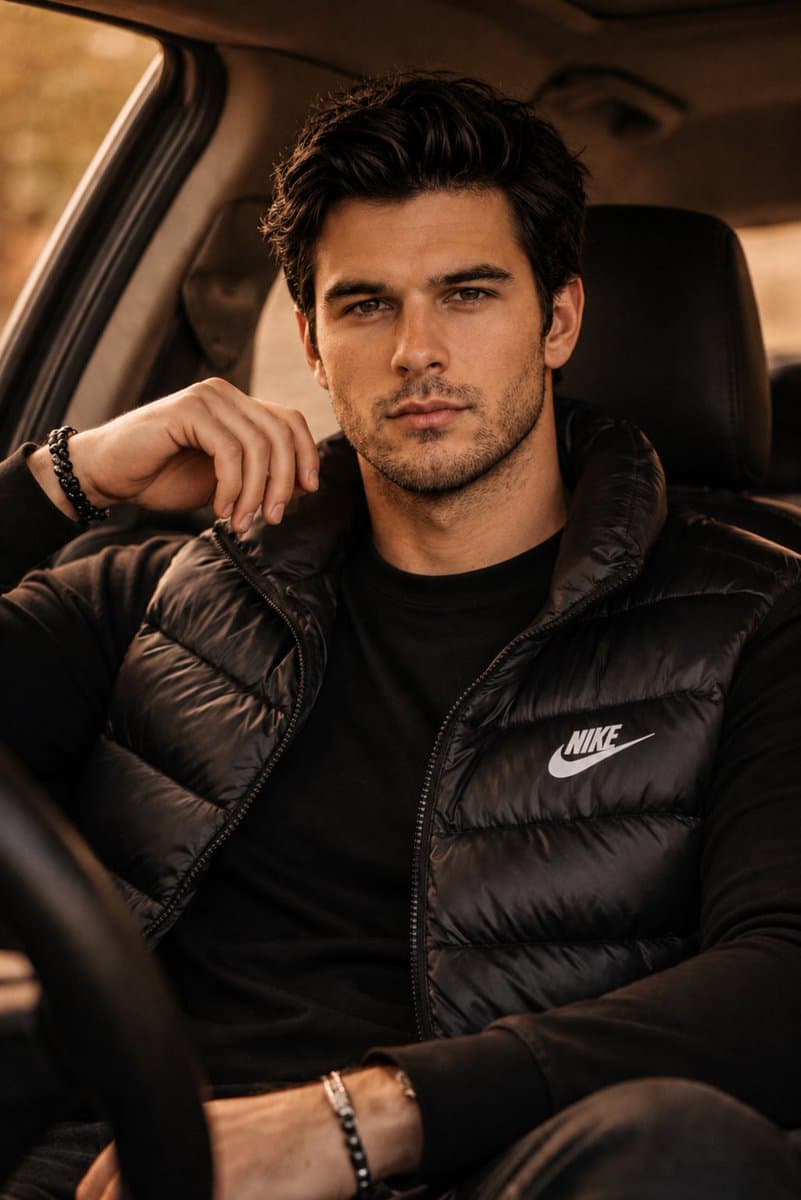 Luxury SUV Fashion Portrait - AI image template preview