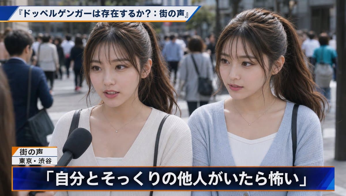 Japanese News Interview Broadcast - AI image template preview