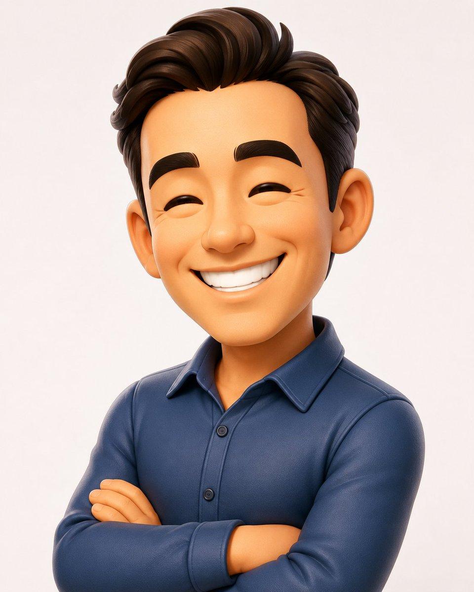 3D Caricature Avatar With Privacy Block - AI image template preview