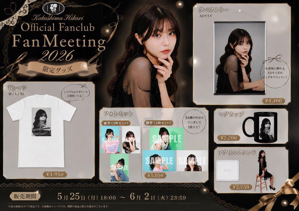 Elegant Fan Meeting Goods Flyer - AI image template preview