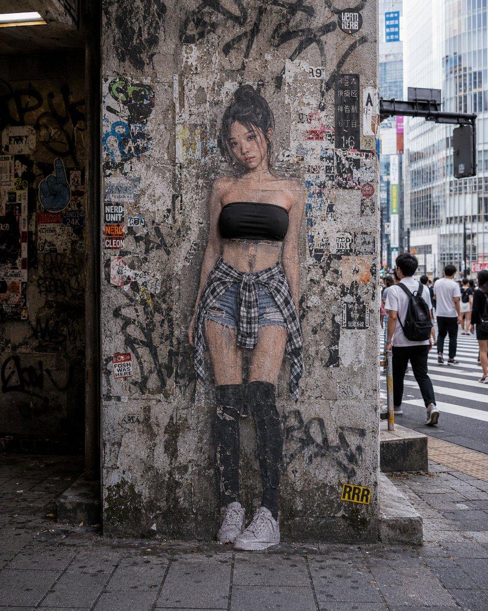 2D to 3D Surreal Street Photography - AI image template preview