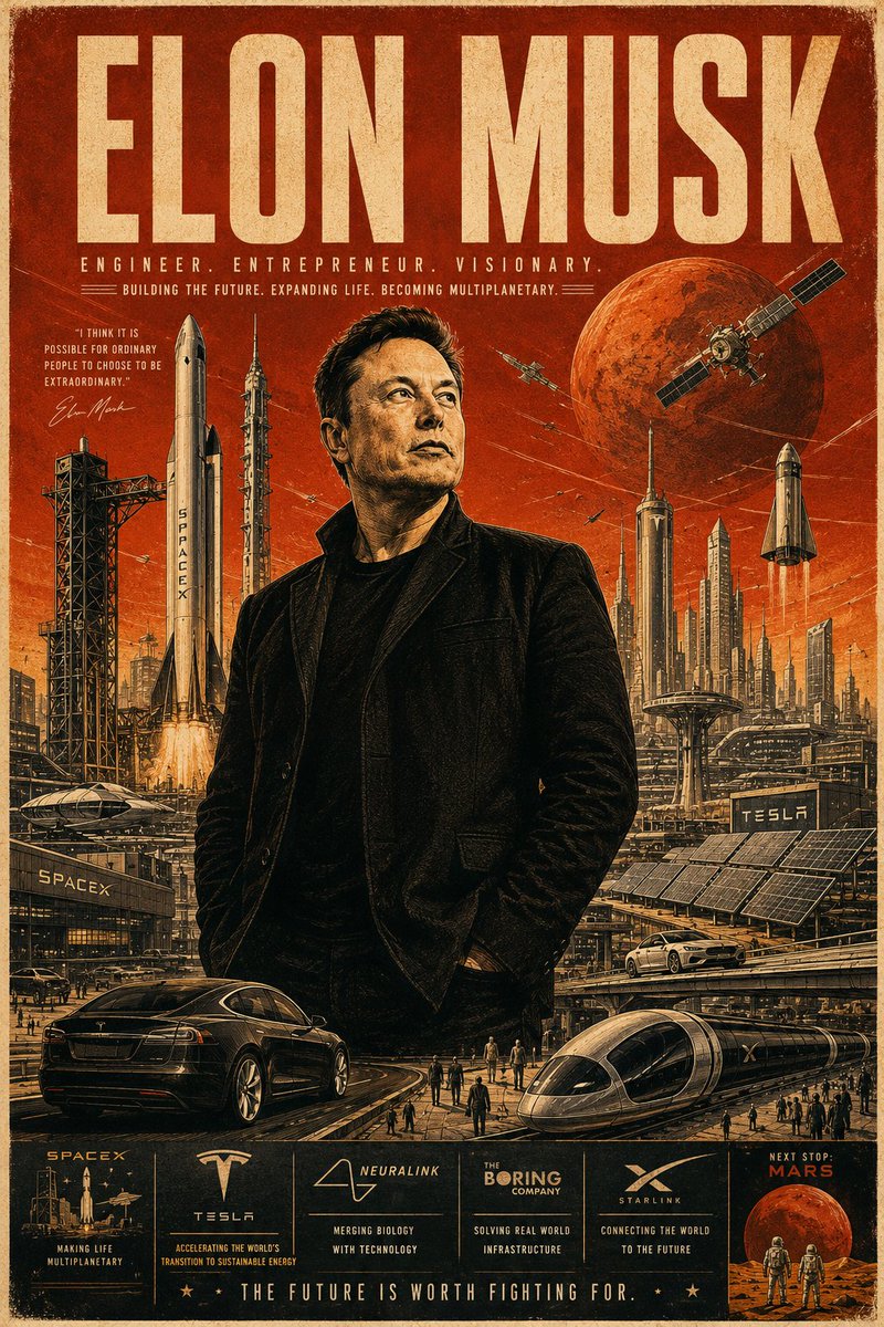 Retro Sci-Fi Propaganda Poster - AI image template preview