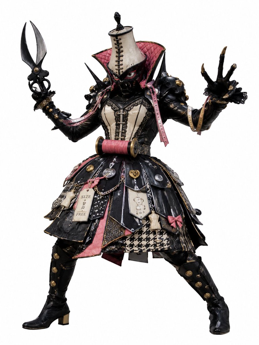 Tokusatsu Tailor Monster Villain - AI image template preview