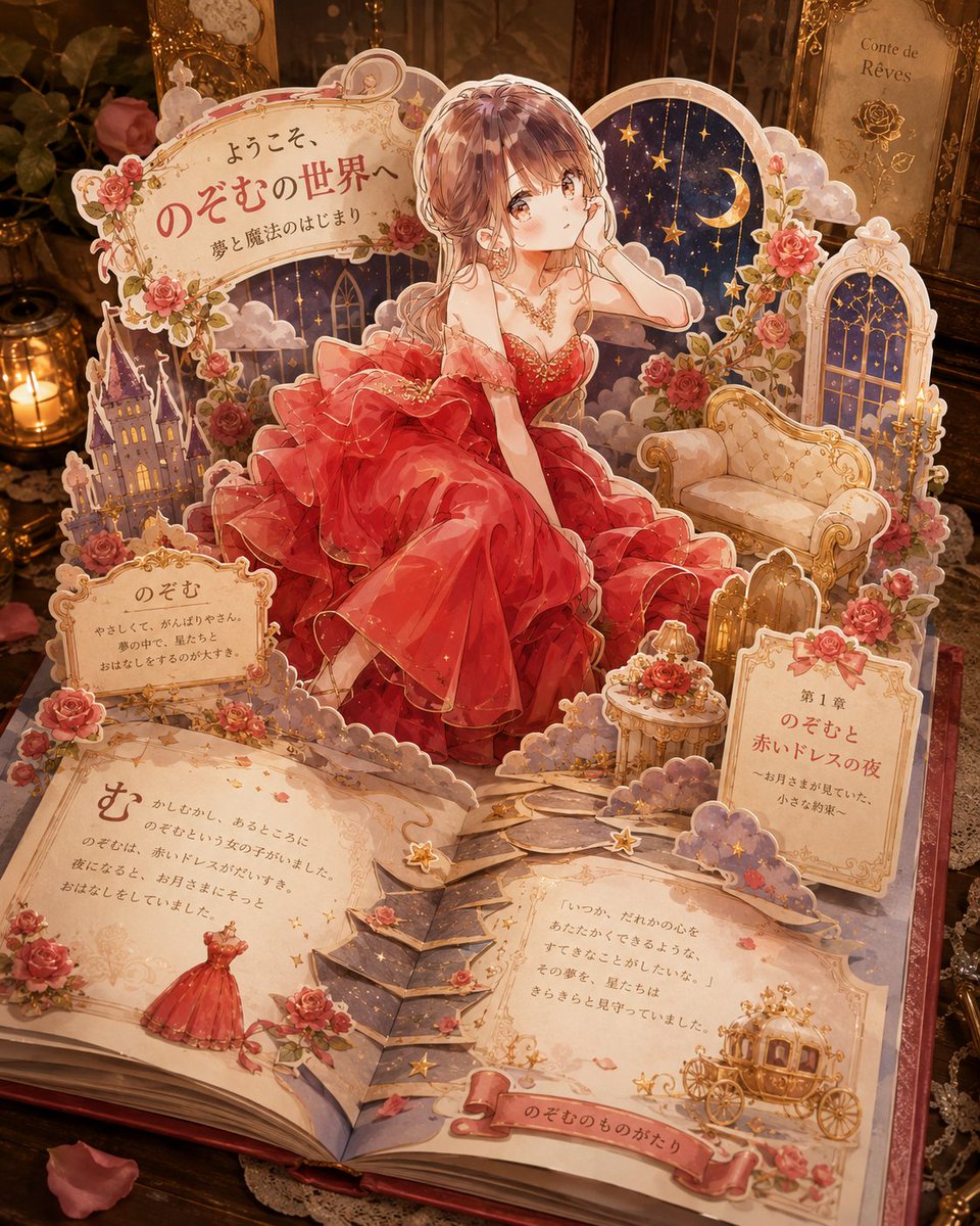 Personalized Pop-Up Fairy Tale Book - AI image template preview