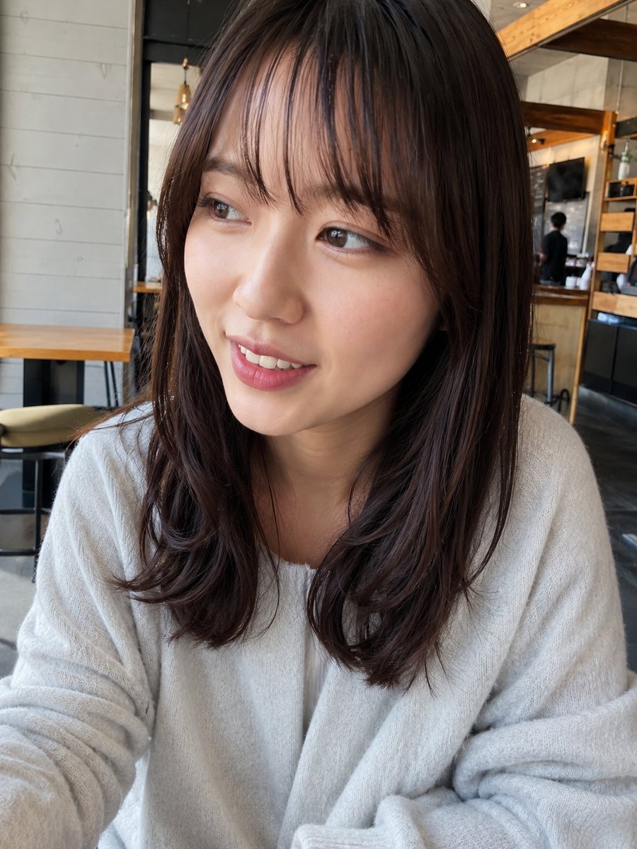 Obscured Cafe Portrait - AI image template preview