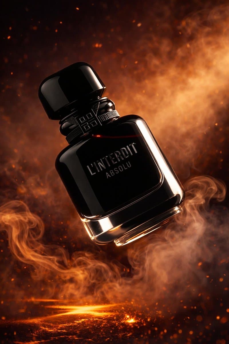 Luxury Perfume Bottle Product Shot - AI image template preview