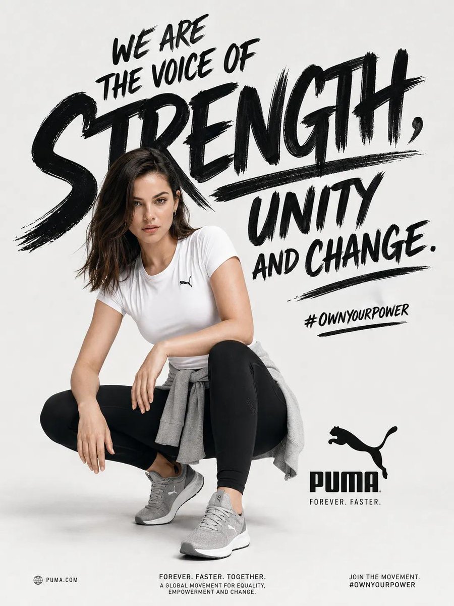 Sports Fashion Advertisement Poster - AI image template preview
