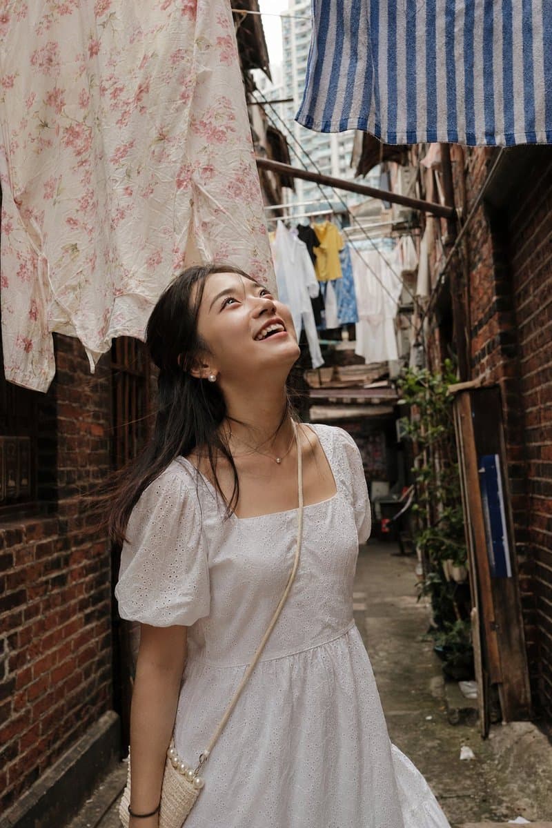 Shanghai Alley Candid Street Photography - AI image template preview