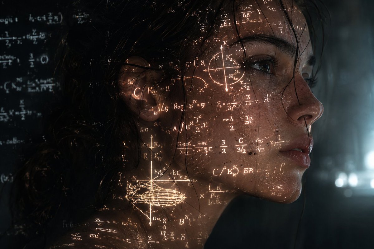 Cinematic Cyberpunk Science Portrait - AI image template preview