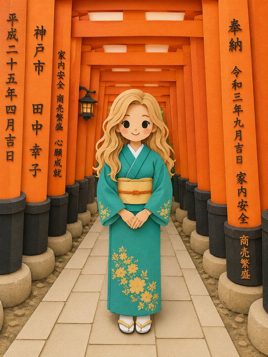 Papercraft Diorama Style Illustration - AI image template preview