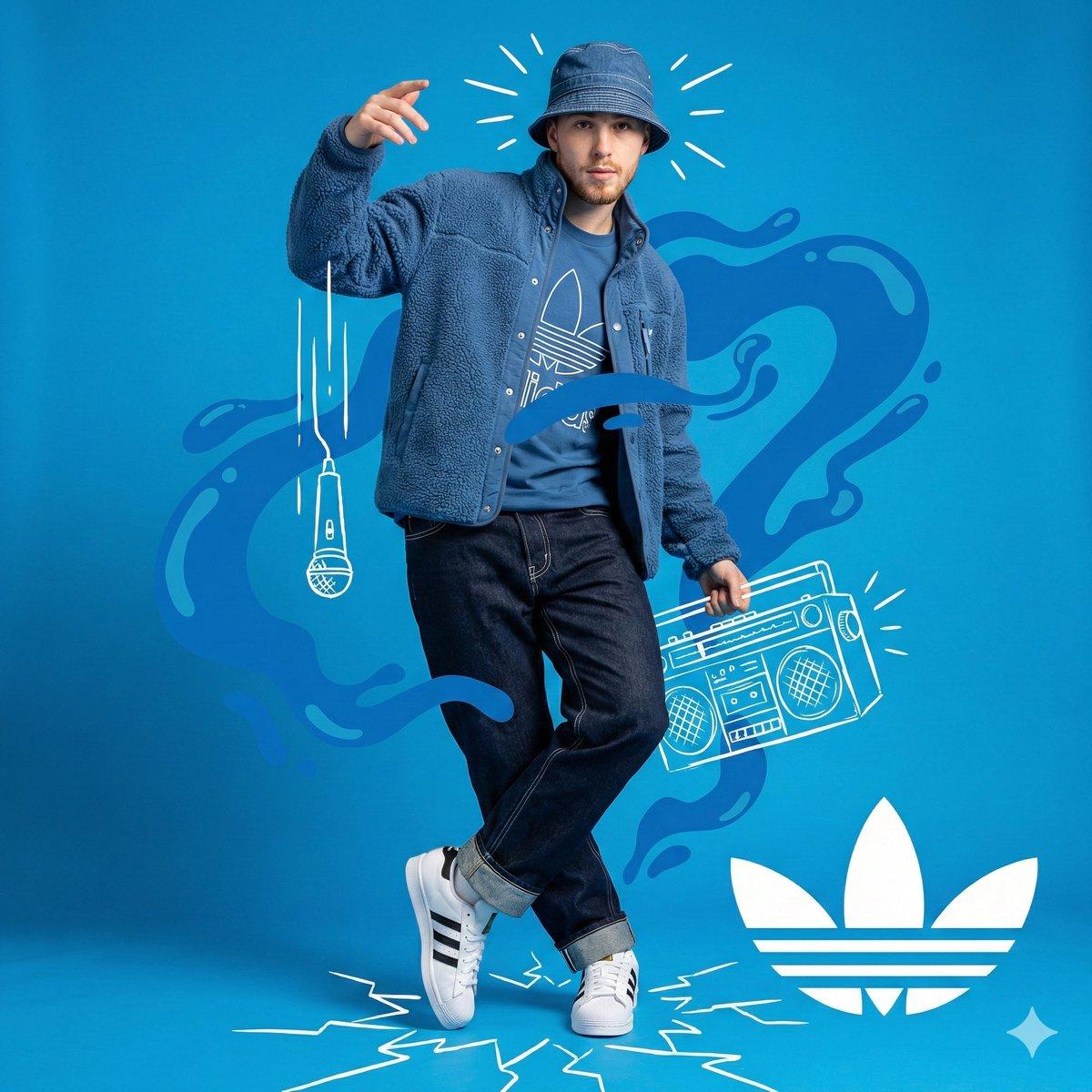 Mixed-Media Streetwear Poster - AI image template preview