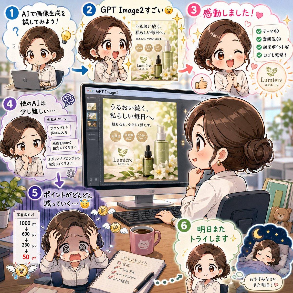 Japanese GPT Image2 Campaign Comic - AI image template preview