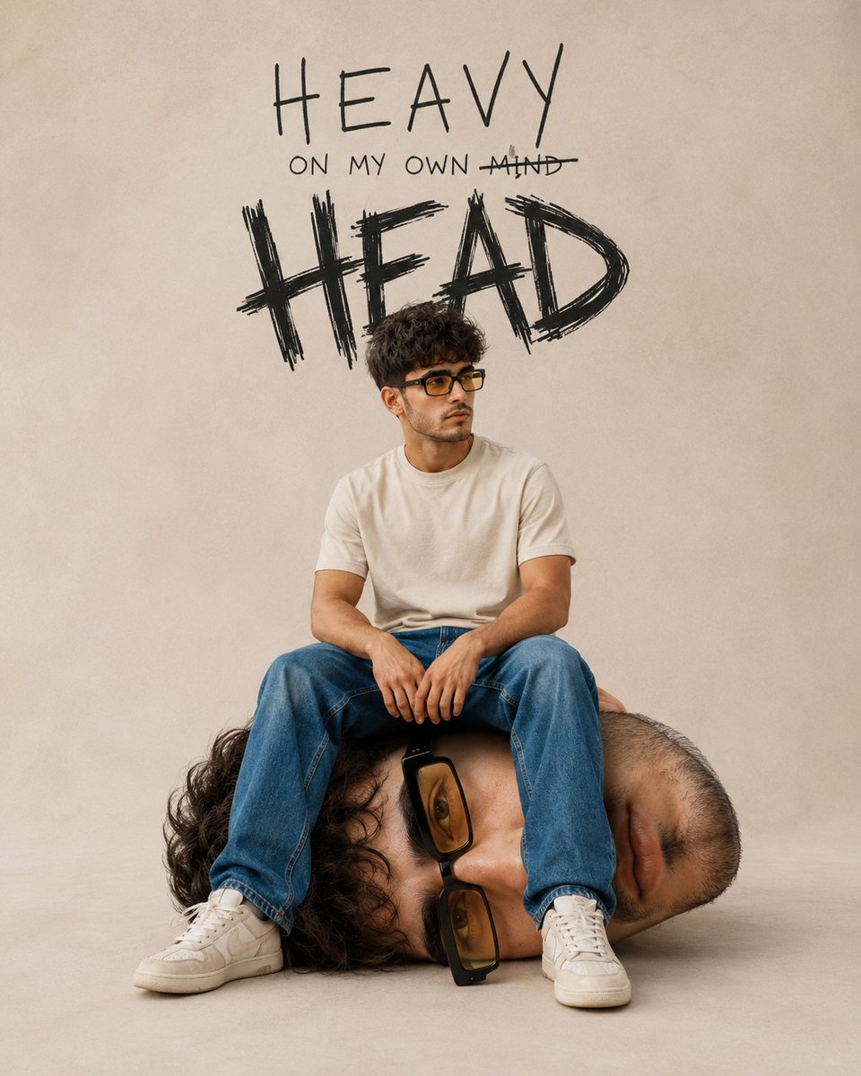 Surreal Conceptual Mind Portrait - AI image template preview