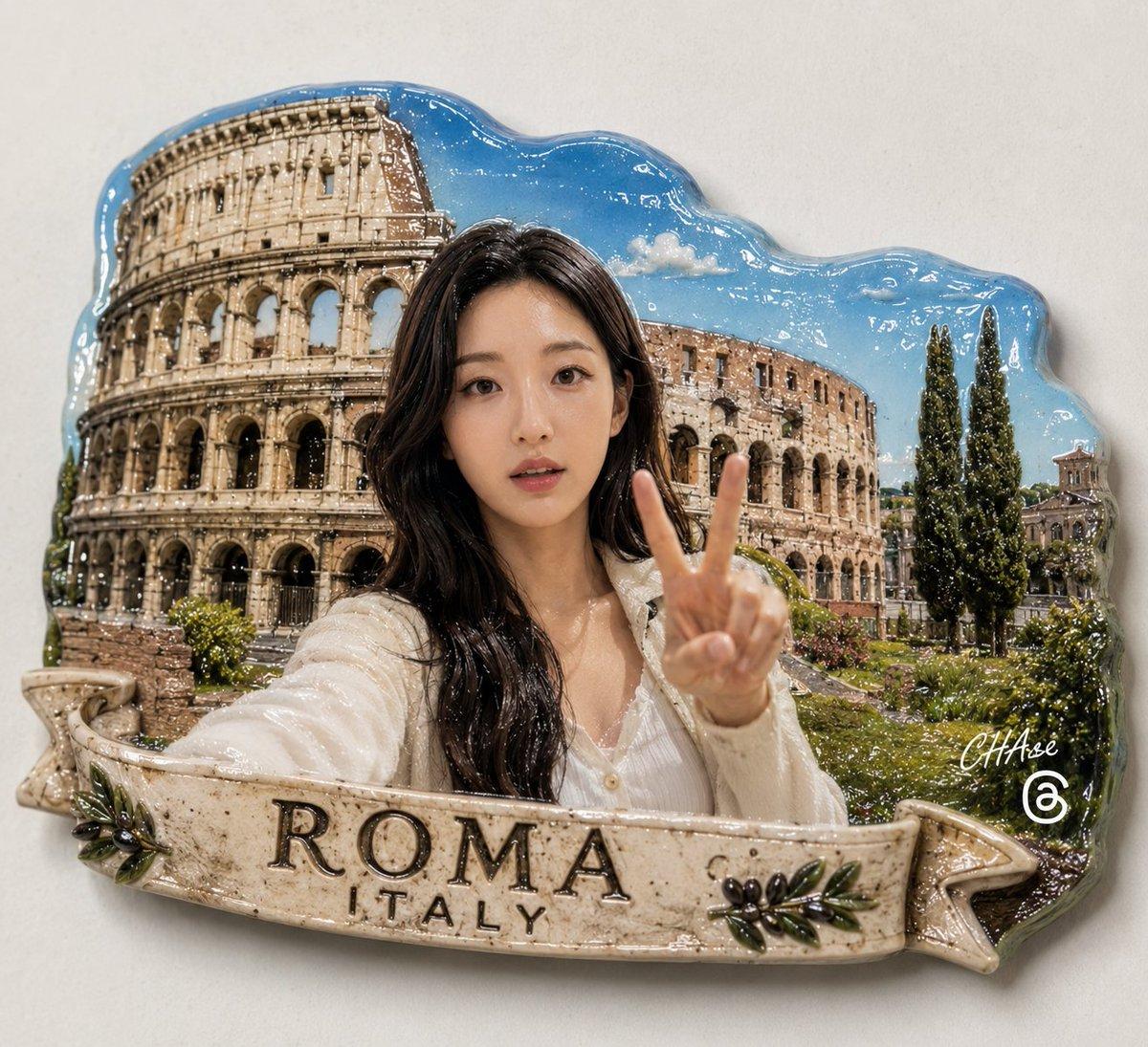 Landmark Souvenir Magnet Design preview