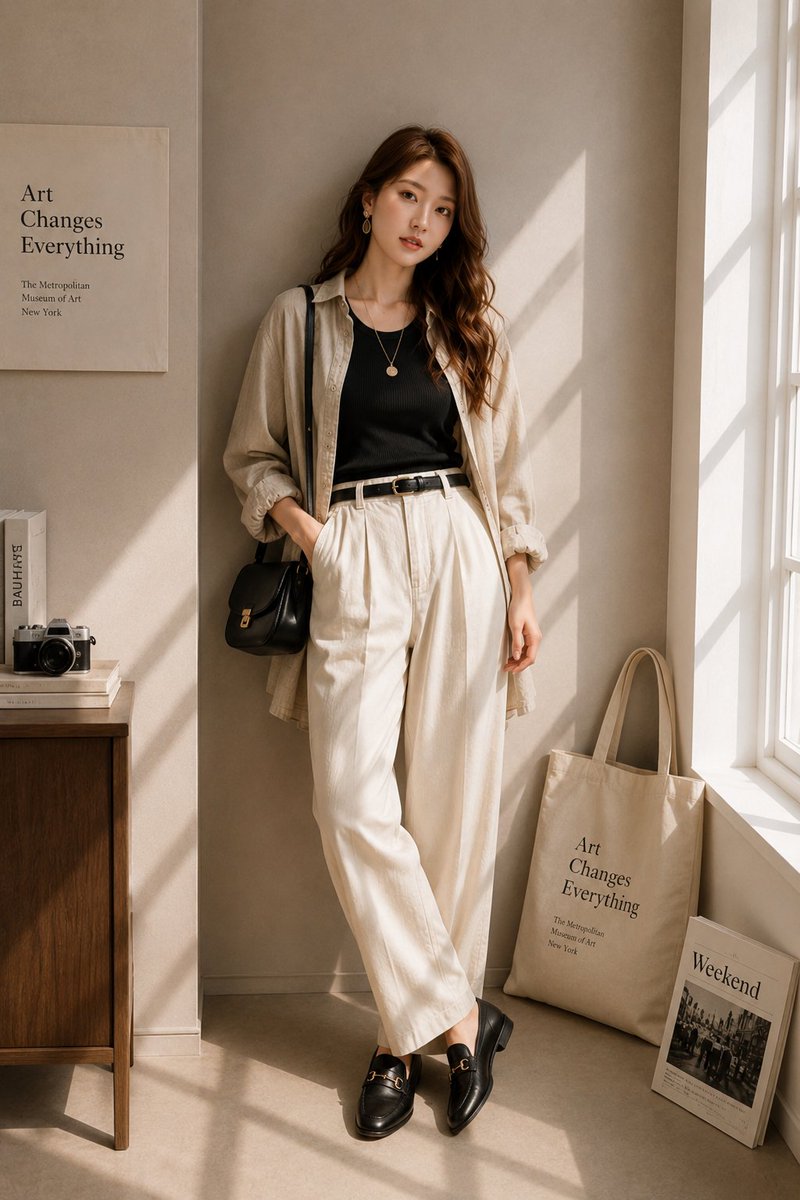 Minimalist High-End Fashion Editorial - AI image template preview