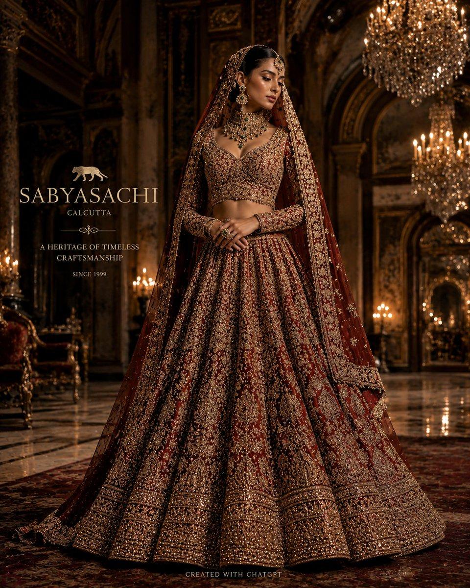 Luxury Bridal Fashion Empire Poster - AI image template preview