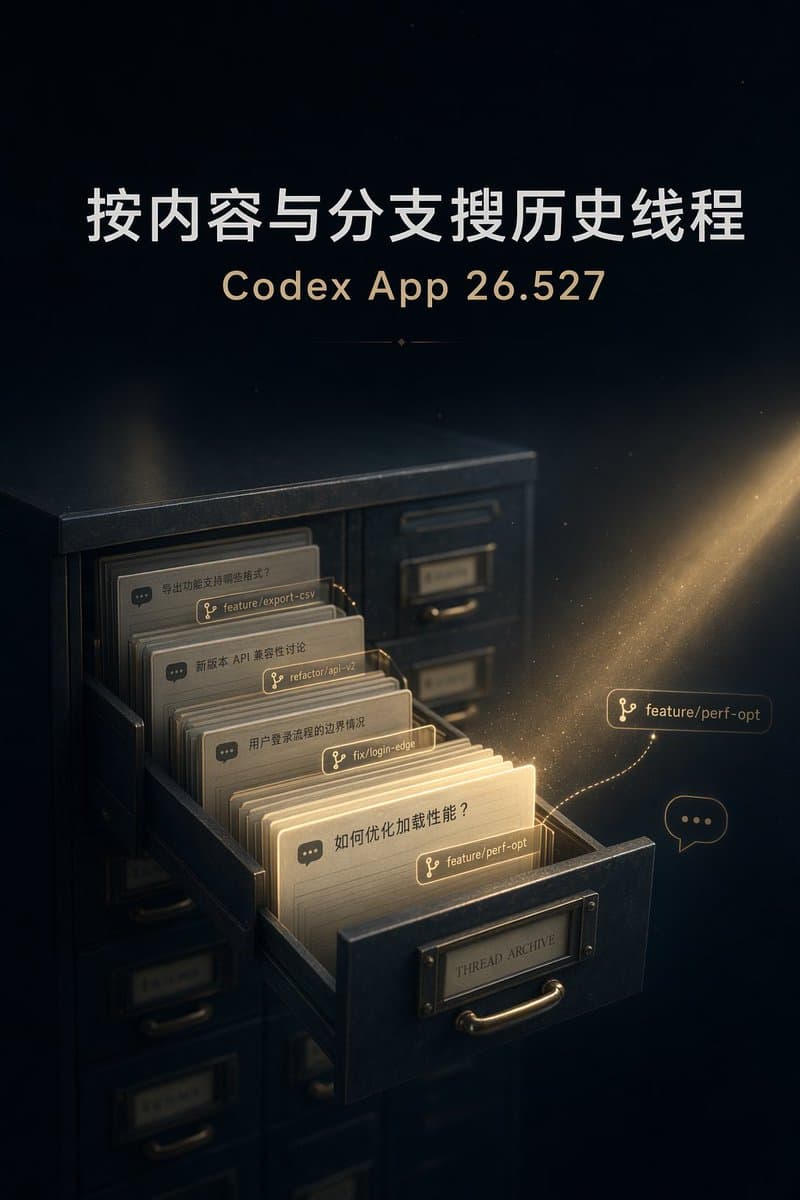 Cinematic Thread Archive Search Poster preview