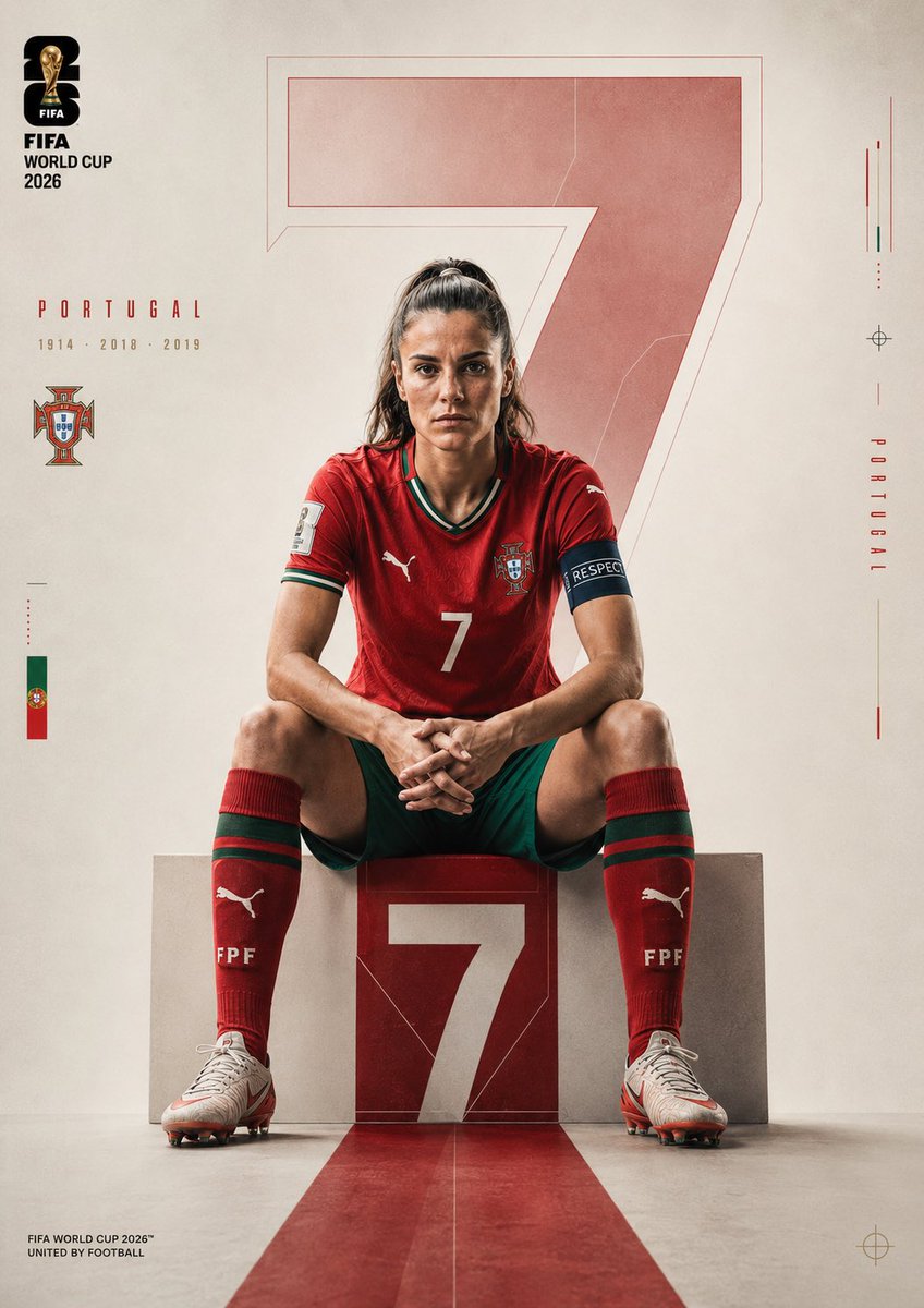 Portugal Football Campaign Poster - AI image template preview
