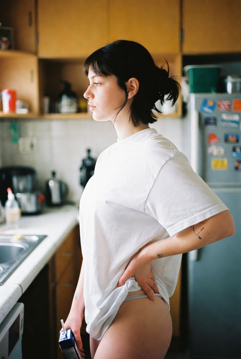 Candid Kitchen Lifestyle Photo - AI image template preview