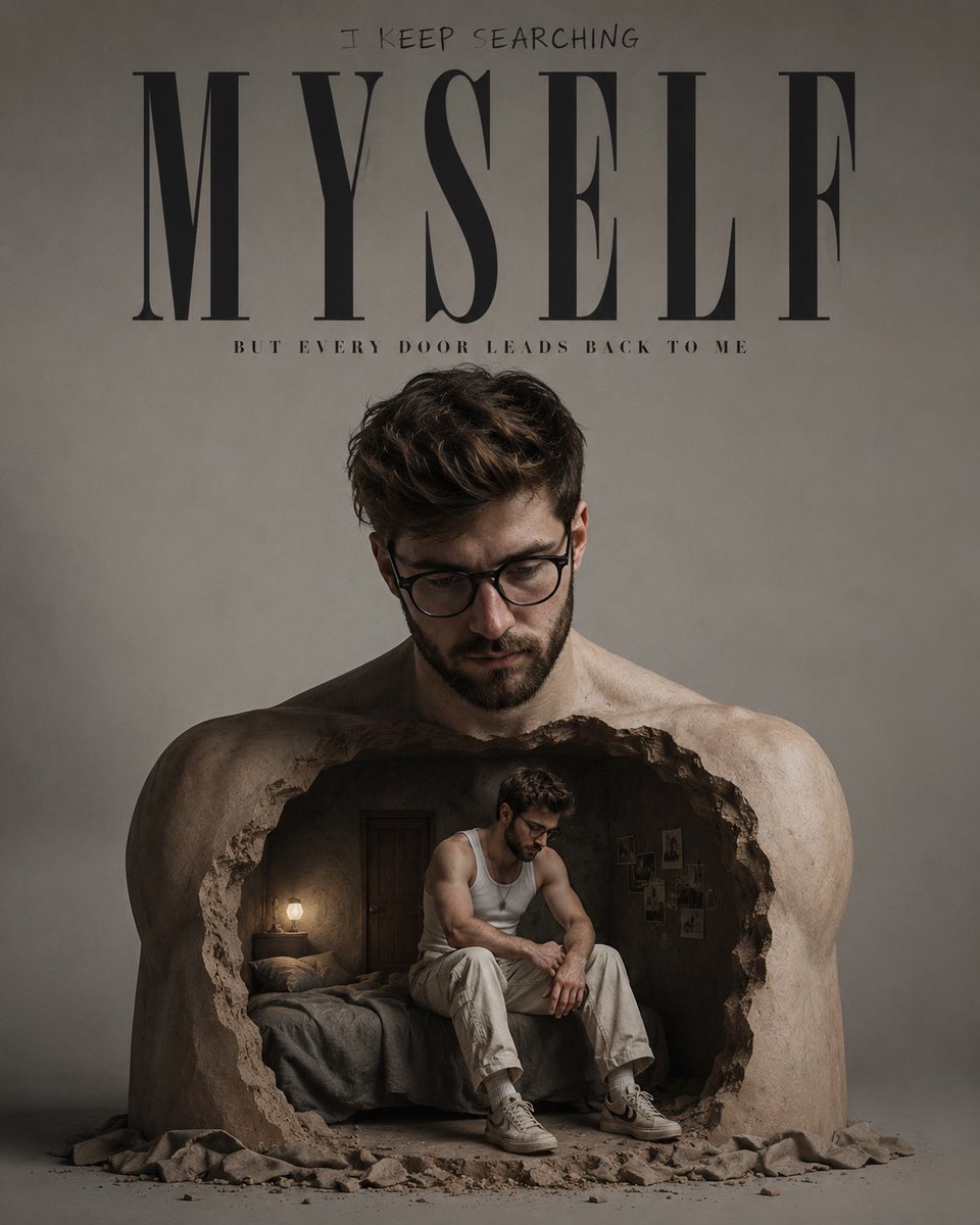 Surreal Introspective Fashion Campaign - AI image template preview