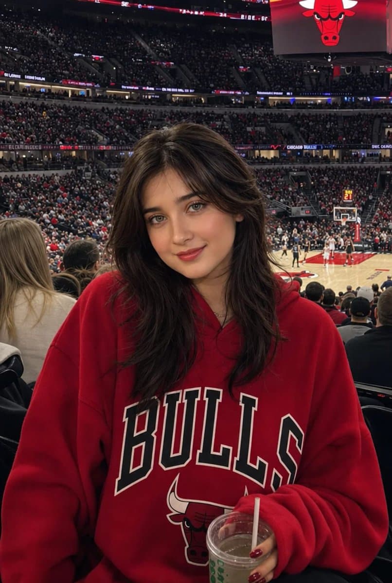 Realistic NBA Fan Portrait - AI image template preview