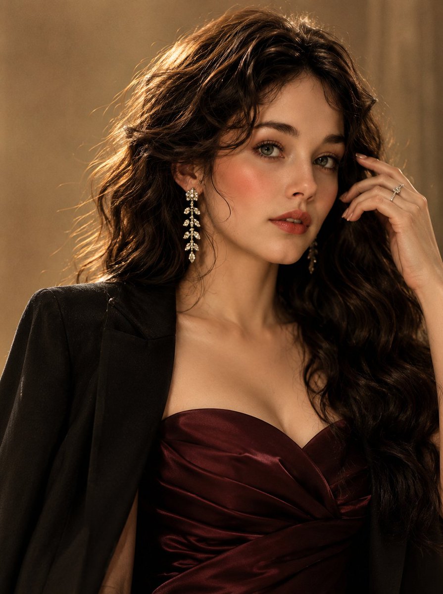 Luxury Korean Beauty Editorial - AI image template preview