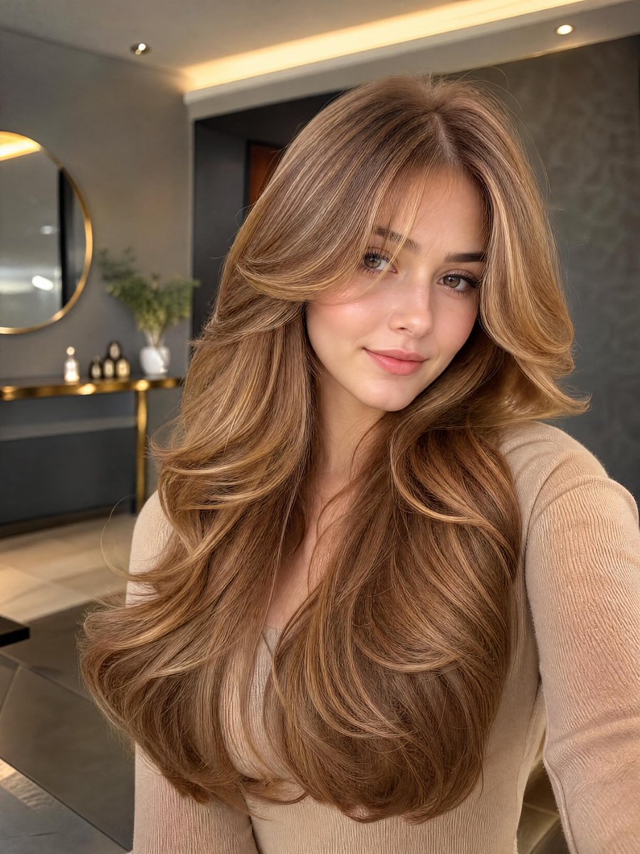 Golden Hour Selfie Portrait - AI image template preview