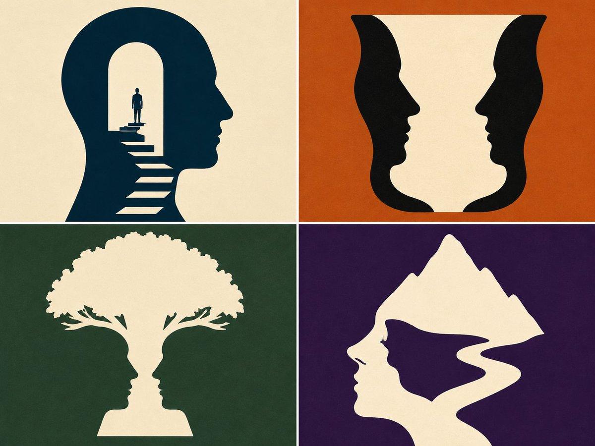 Optical Metaphor Poster Logic - AI image template preview