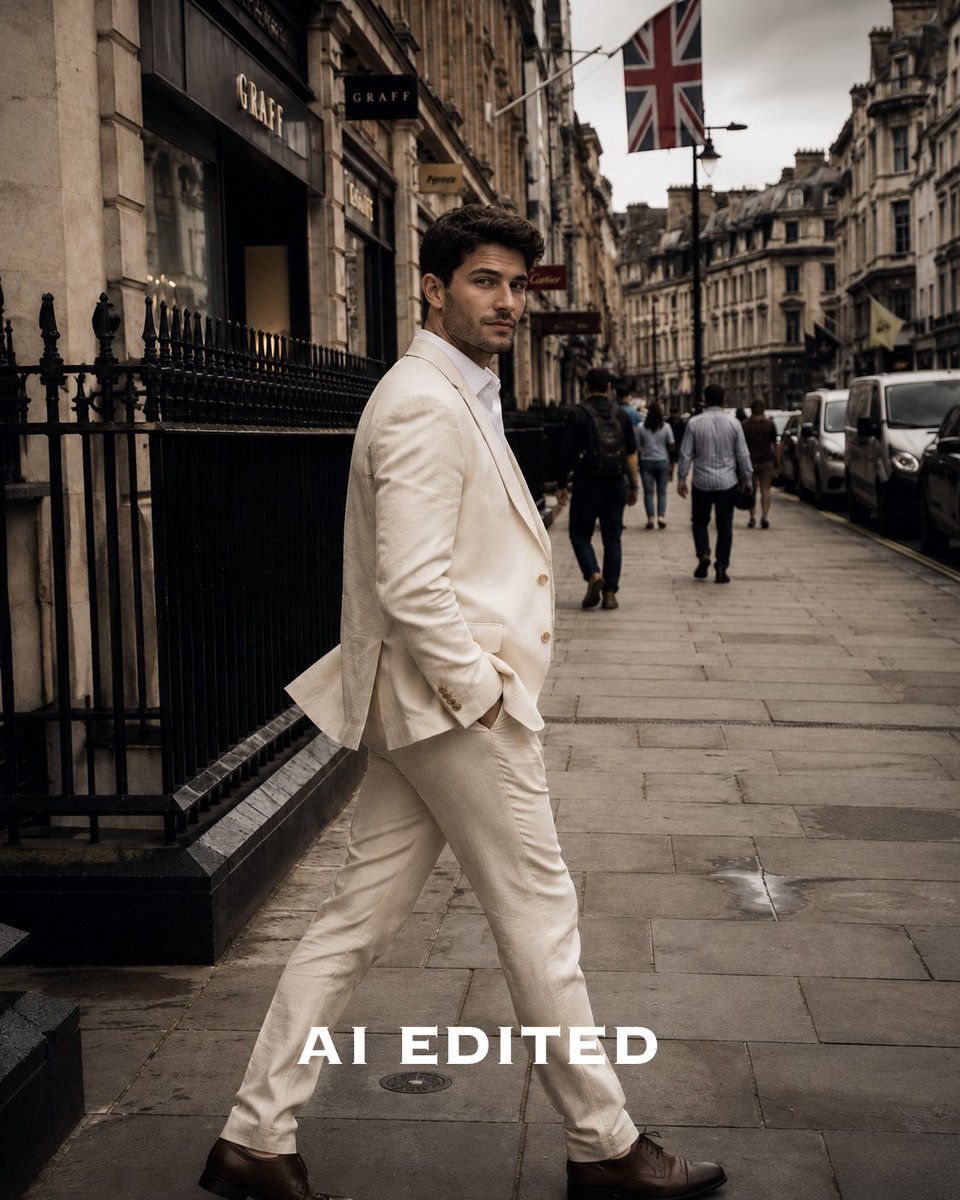 Moody Editorial Photo Edit - AI image template preview