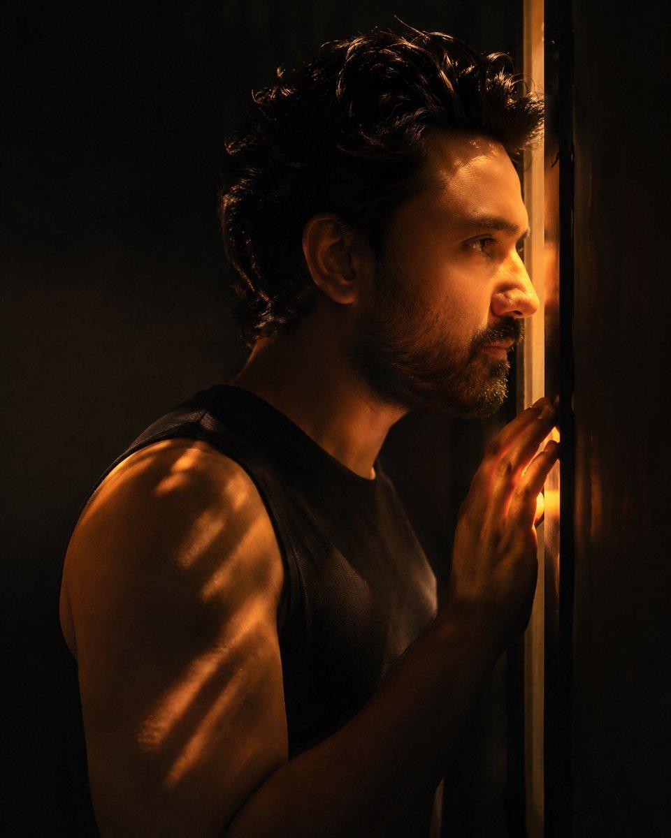Chiaroscuro Cinematic Male Portrait - AI image template preview