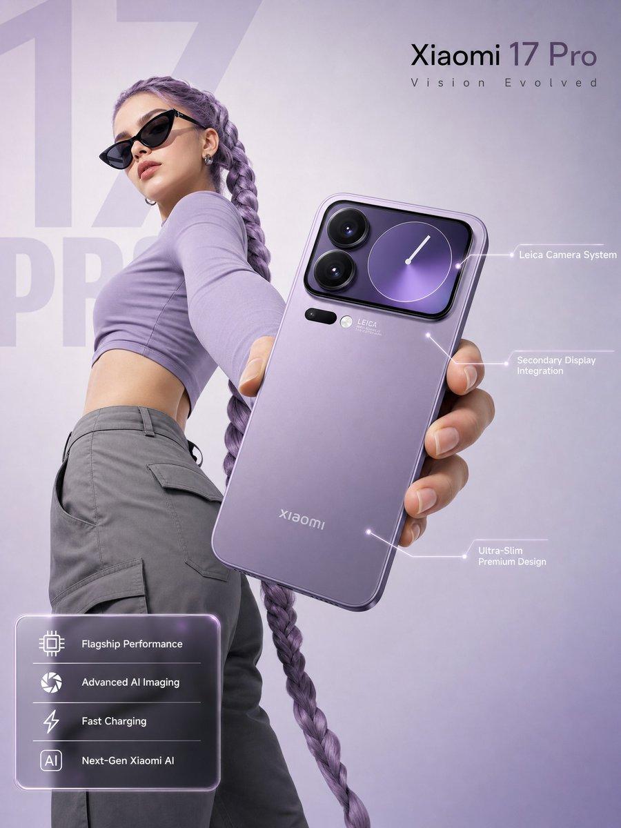 Premium Lavender Smartphone Advertisement - AI image template preview