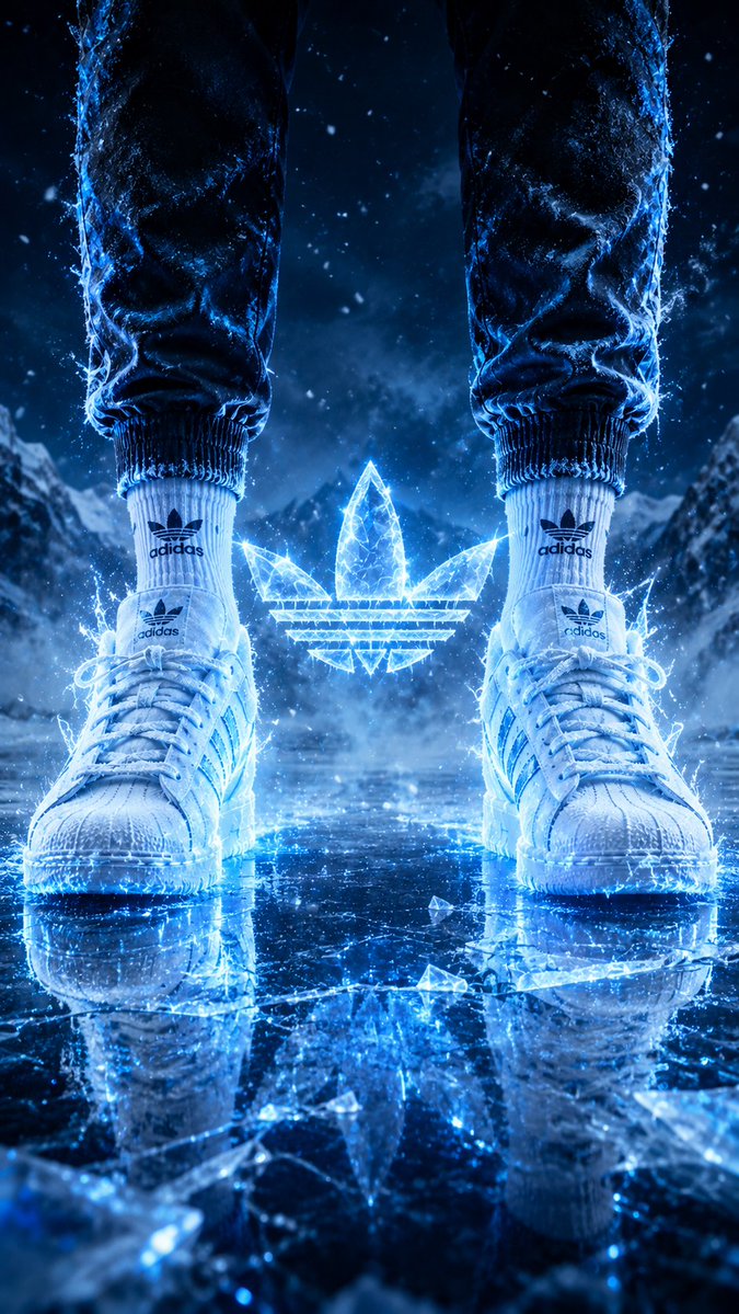 Hyper-Realistic Fire Sneaker Advertisement - AI image template preview