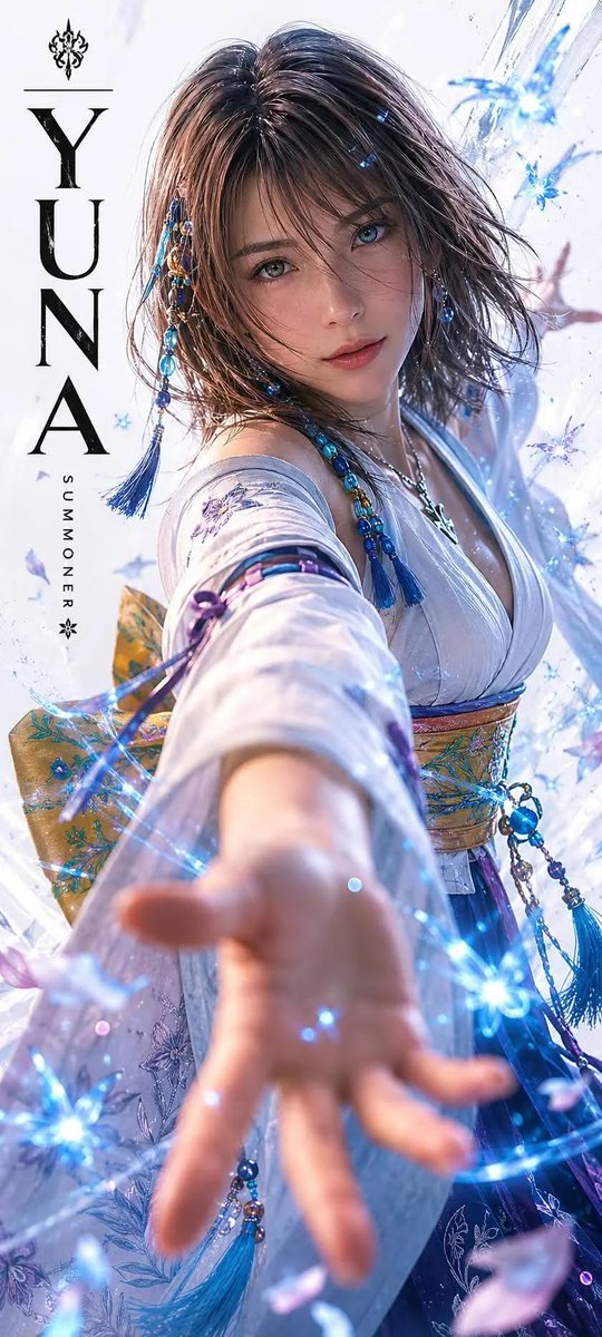 Realistic Live-Action Rikku Portrait - AI image template preview