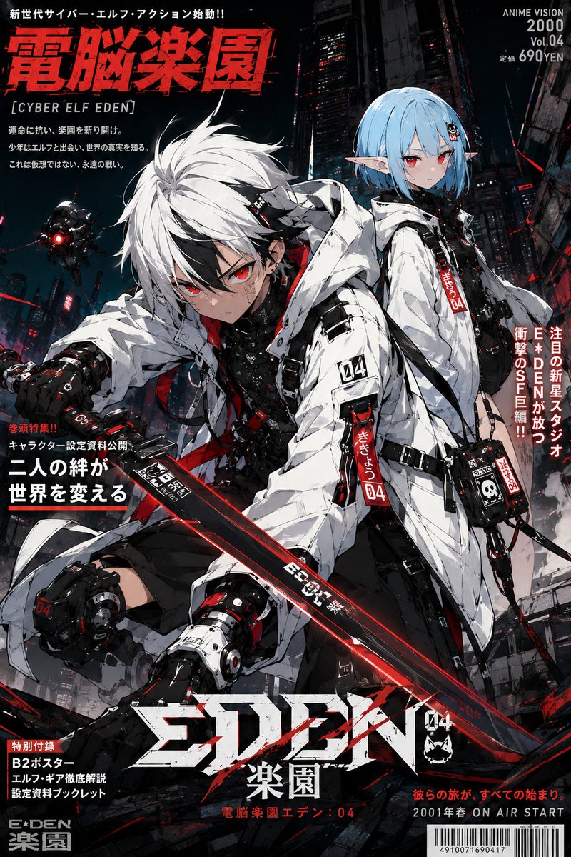 Anime Protagonist and Companion Generator - AI image template preview