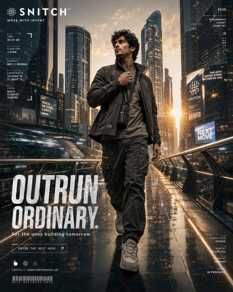 Futuristic Urban Performance Poster - AI image template preview