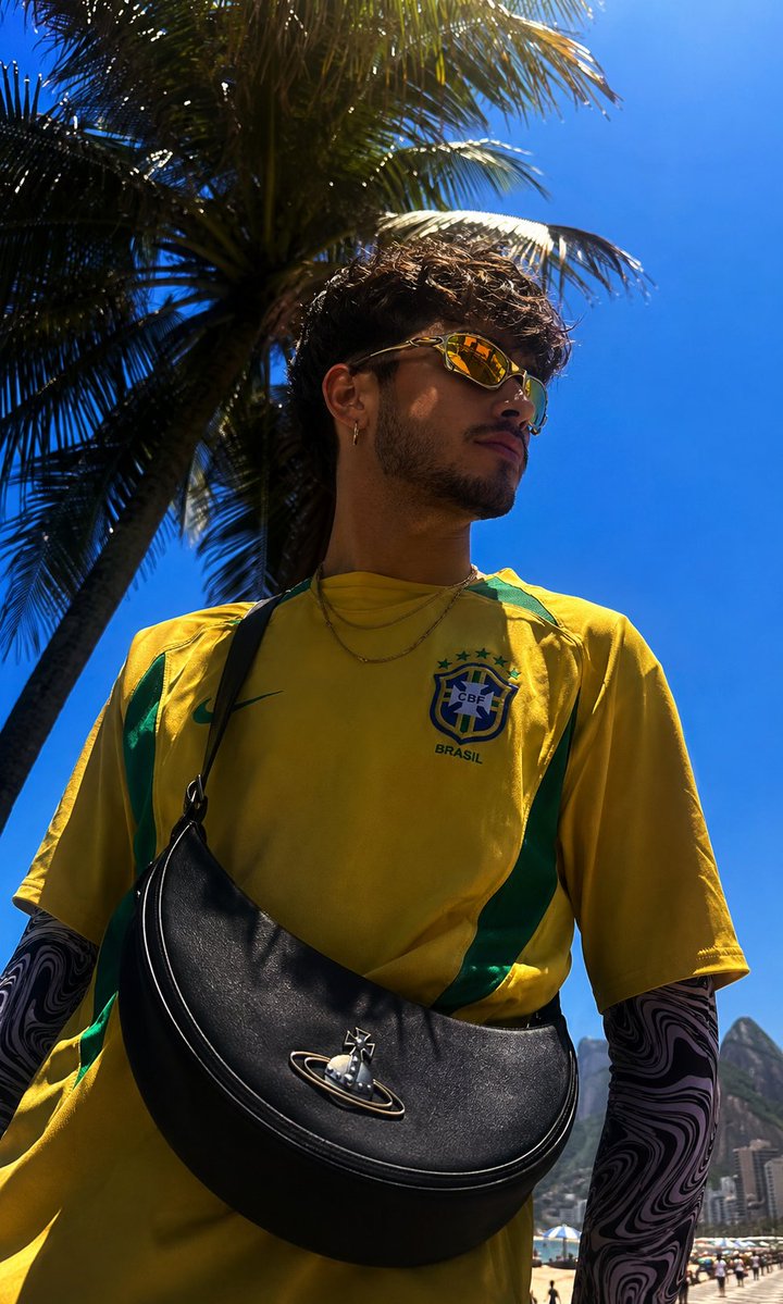 Copacabana Beach Fashion Photography - AI image template preview