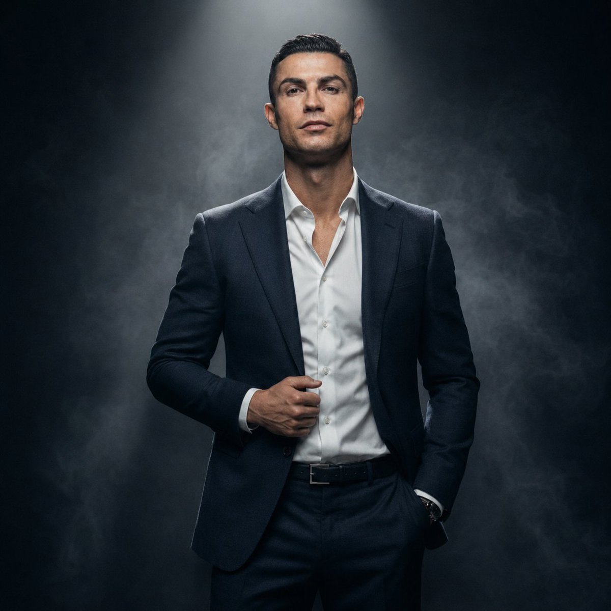 Luxury Fashion Executive Portrait - AI image template preview