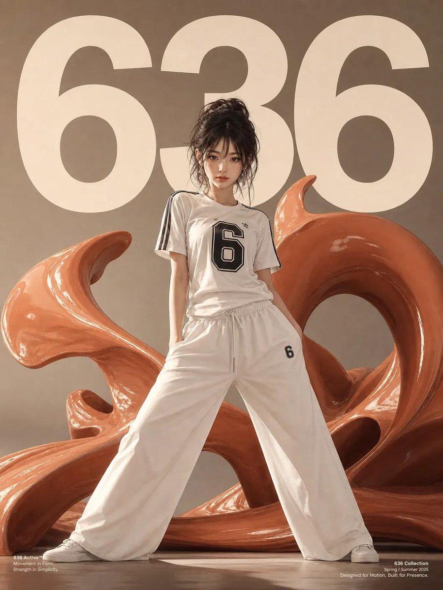 Anime Style Activewear Editorial - AI image template preview
