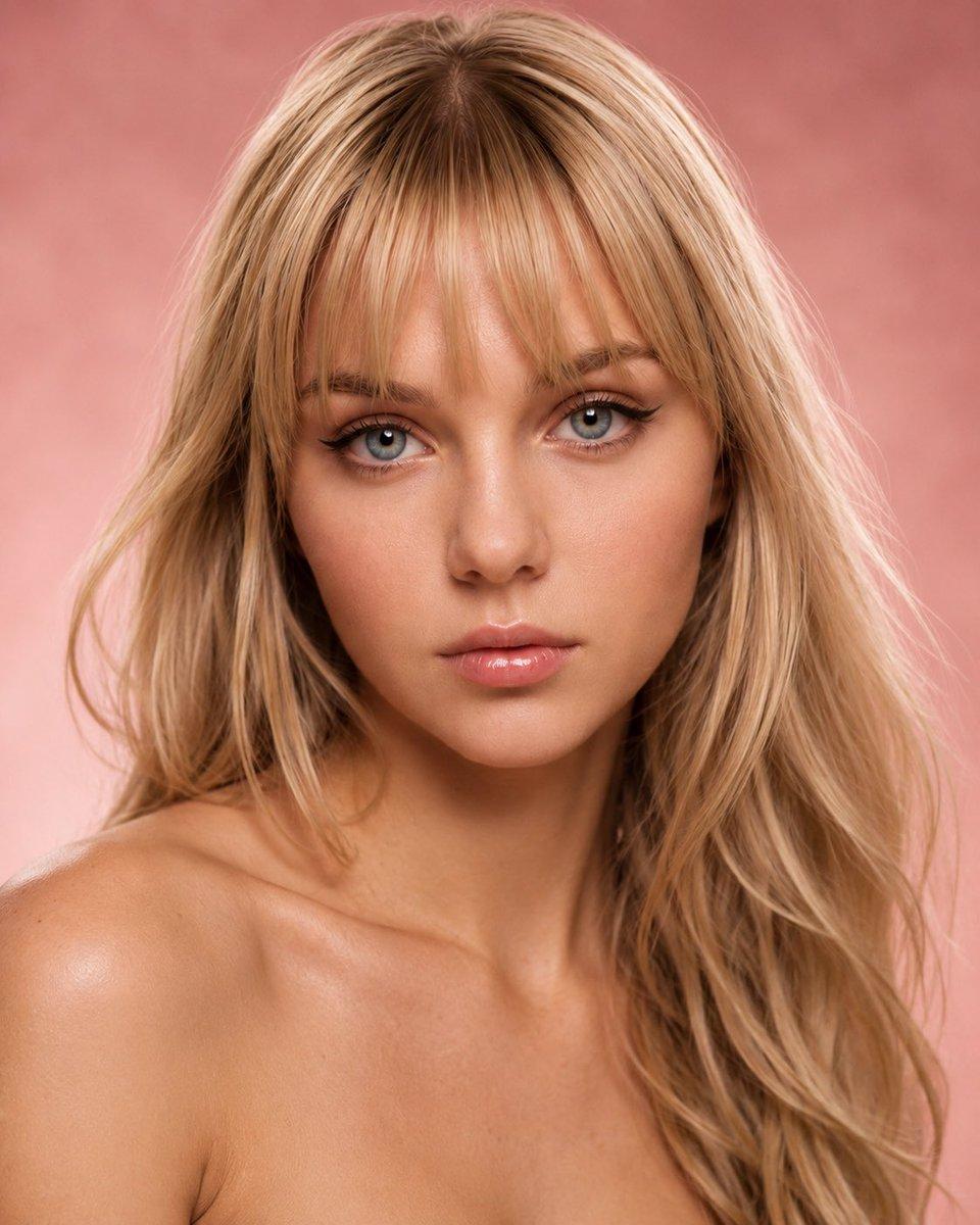 Glamour Portrait Studio Backdrop - AI image template preview