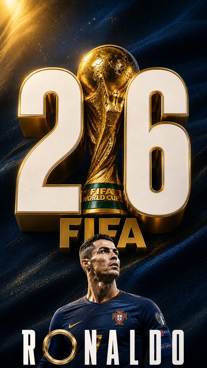 FIFA World Cup Trophy 3D Poster - AI image template preview