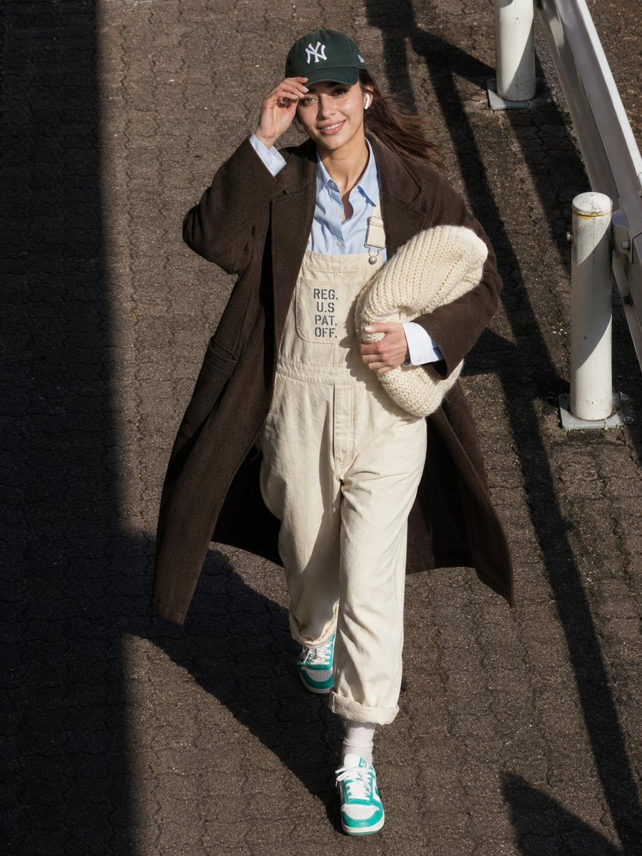 Candid Street Style Fashion - AI image template preview