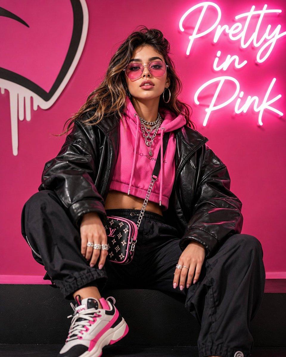 Streetwear Pop Portrait - AI image template preview