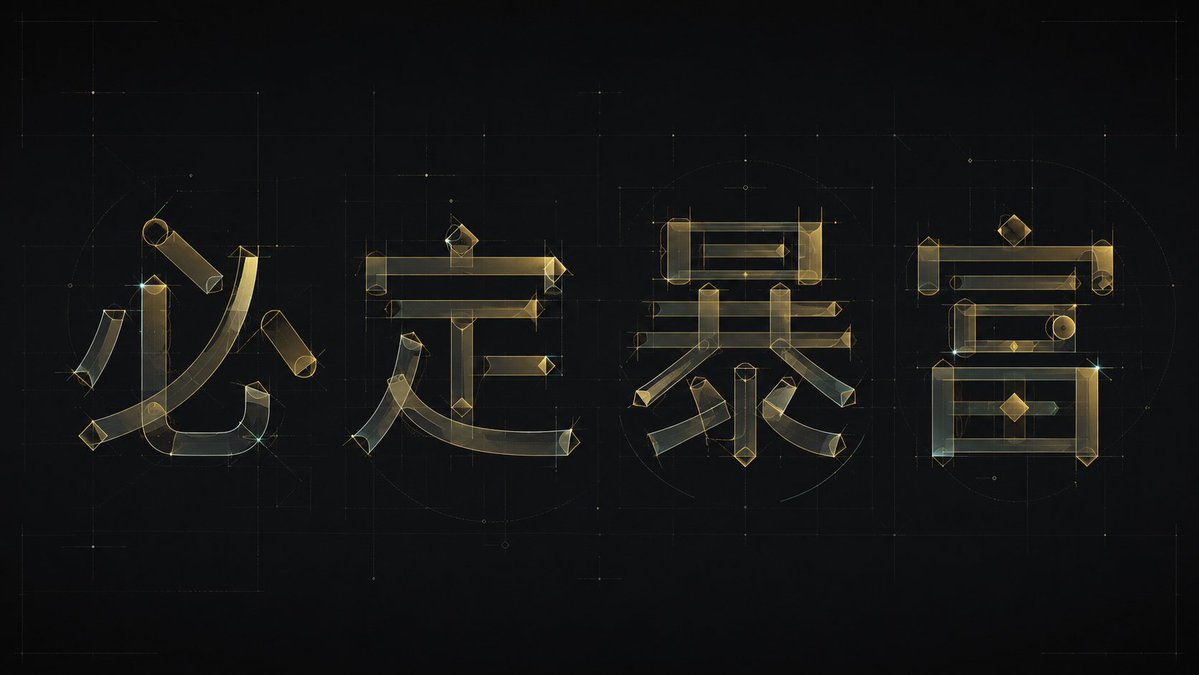 Experimental Chinese Typography Design - AI image template preview