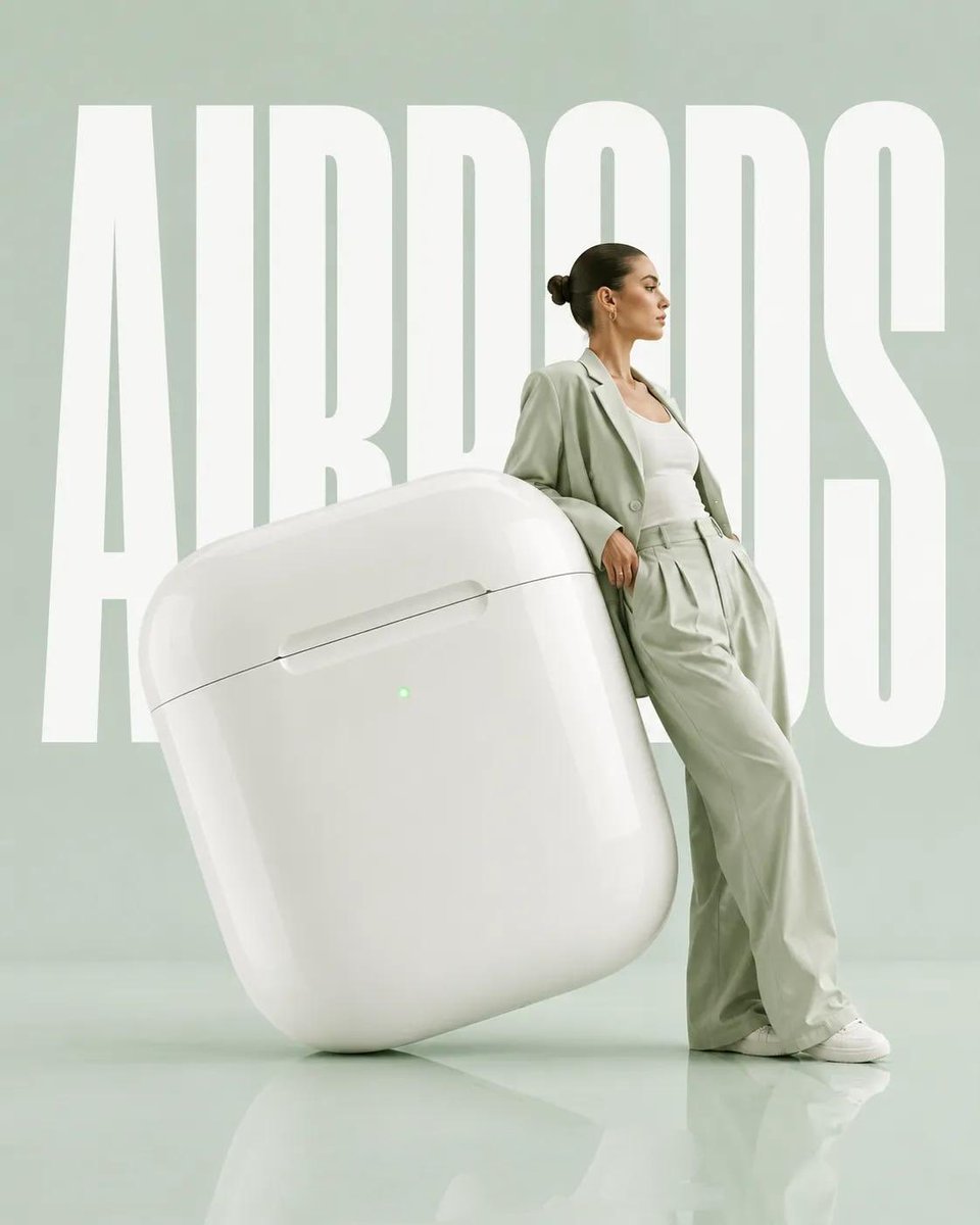 Surrealist Fashion Advertising Poster - AI image template preview