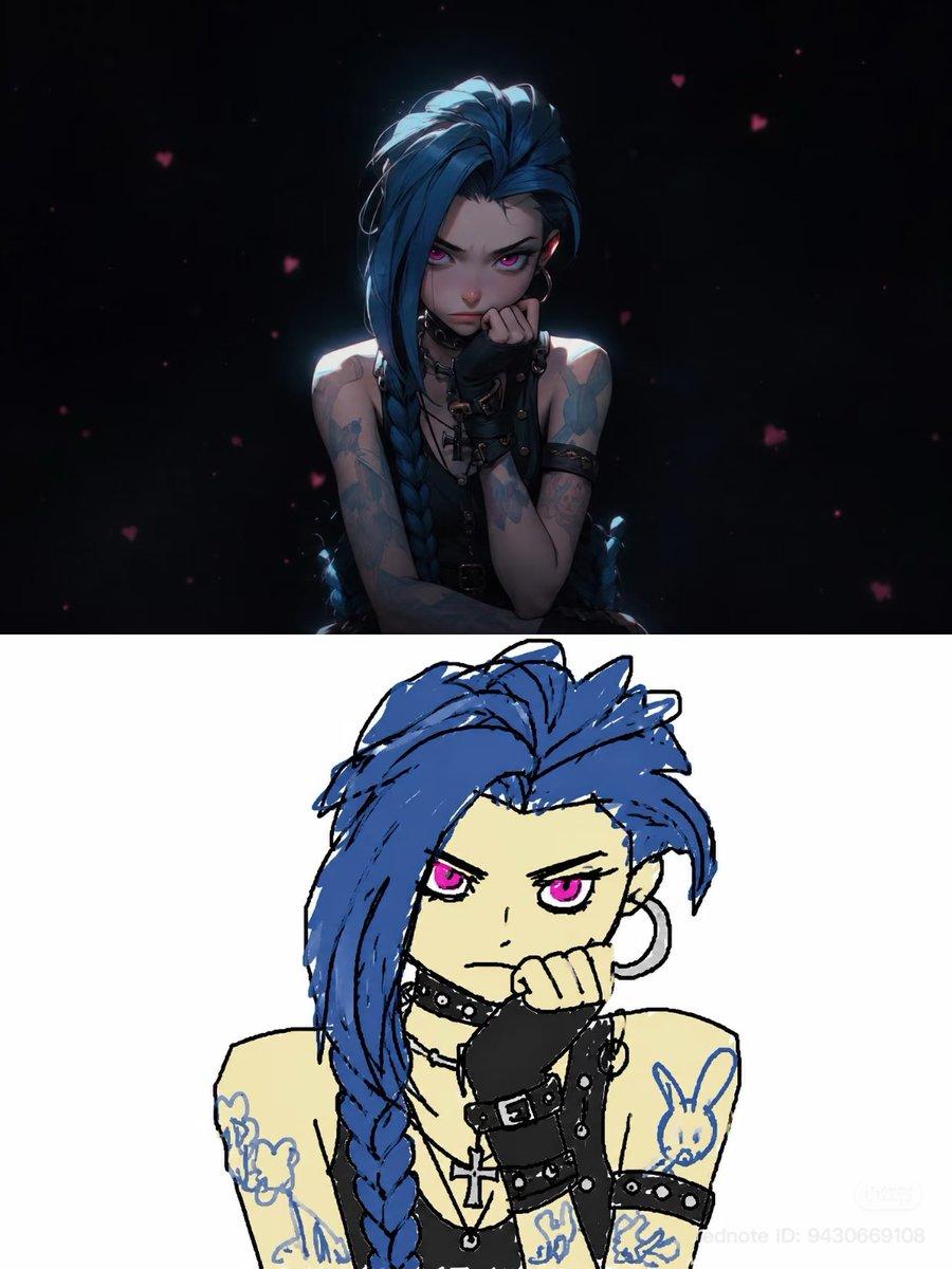 Pathetic MS Paint Style Sketch - AI image template preview