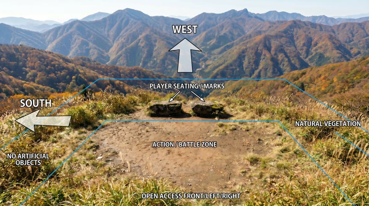 Annotated Mountain Location Diagram - AI image template preview