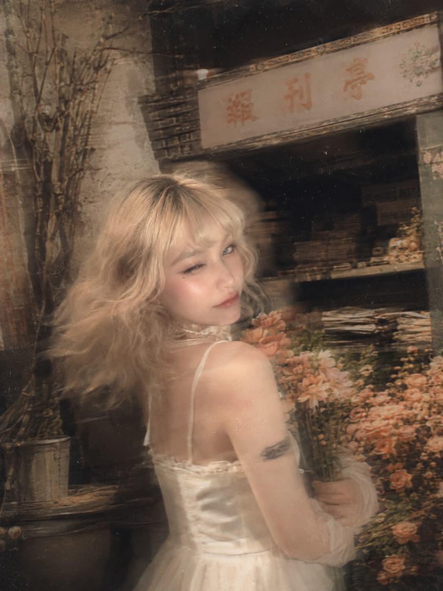 Surreal Fujifilm Vintage Film Portrait - AI image template preview