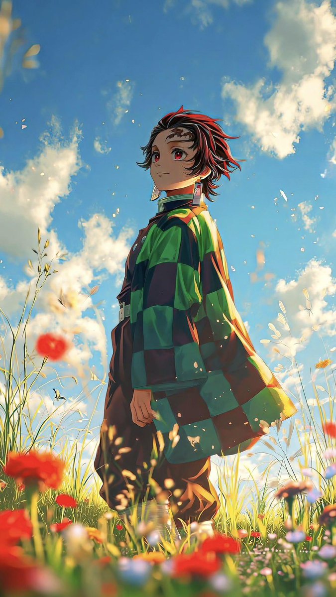 Cinematic Nature Anime Portrait - AI image template preview