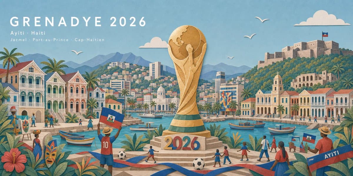 Haitian Football Poster Panorama - AI image template preview
